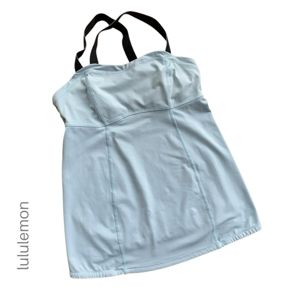 LULULEMON CATCH ME TANK TOP RACERBACK CASPIAN BLUE | SMALL